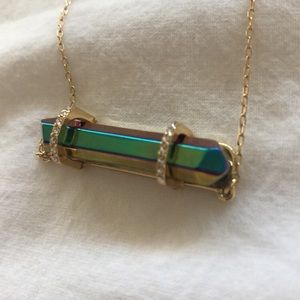 BaubleBar Oilslick necklace